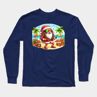 Santa's Reggae Rhythm Long Sleeve T-Shirt